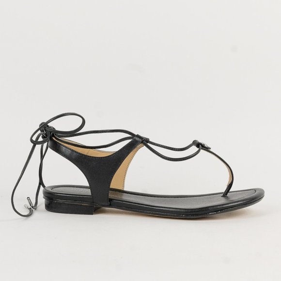 MICHAEL Michael Kors Sofia Ankle-Wrap Thong Sandals - Picture 1 of 7